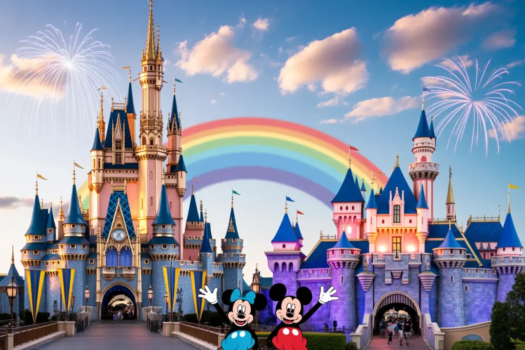 Comparison Table - Disneyland Vs Disney World