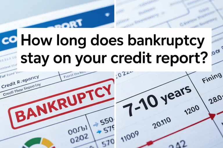 How Long Does Bankruptcy Stay on Your Credit Report